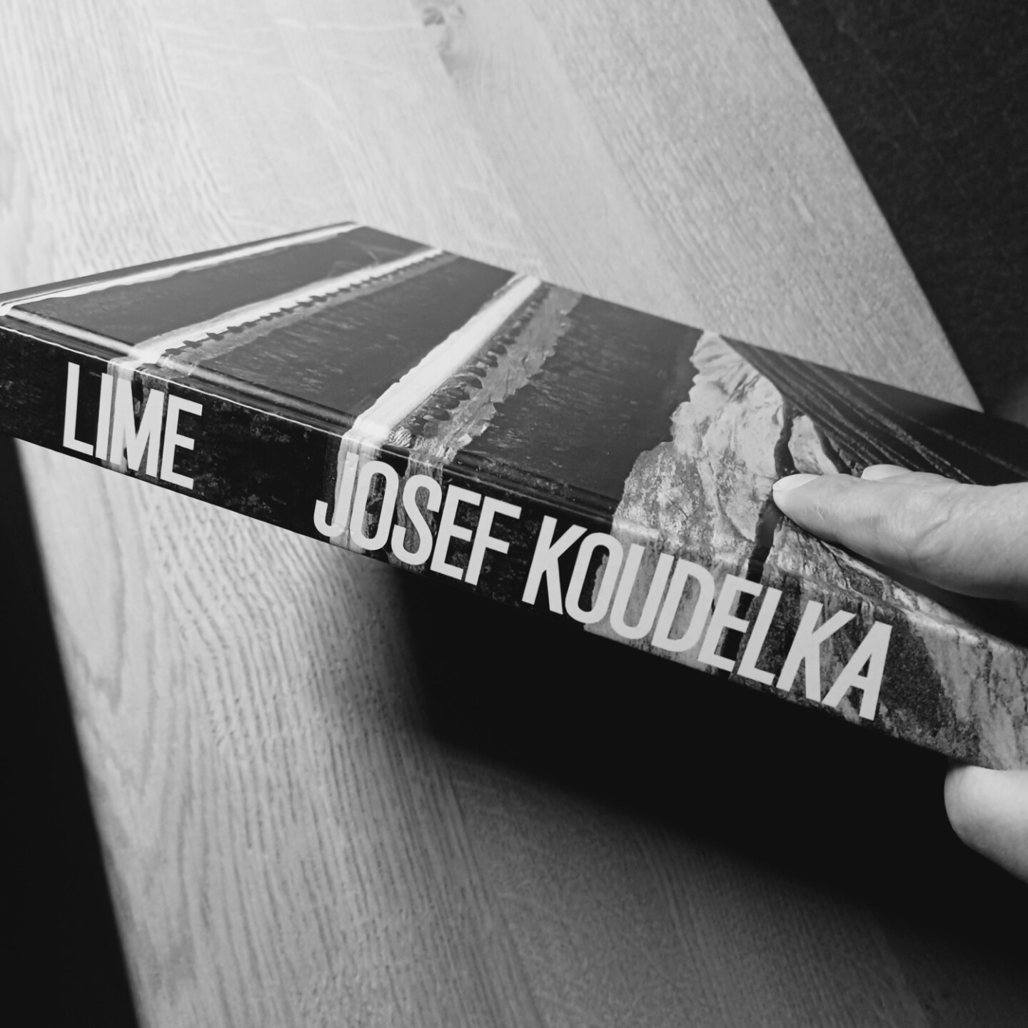 photography book - Lime by Josef Koudelka and published by Xavier Barral editions