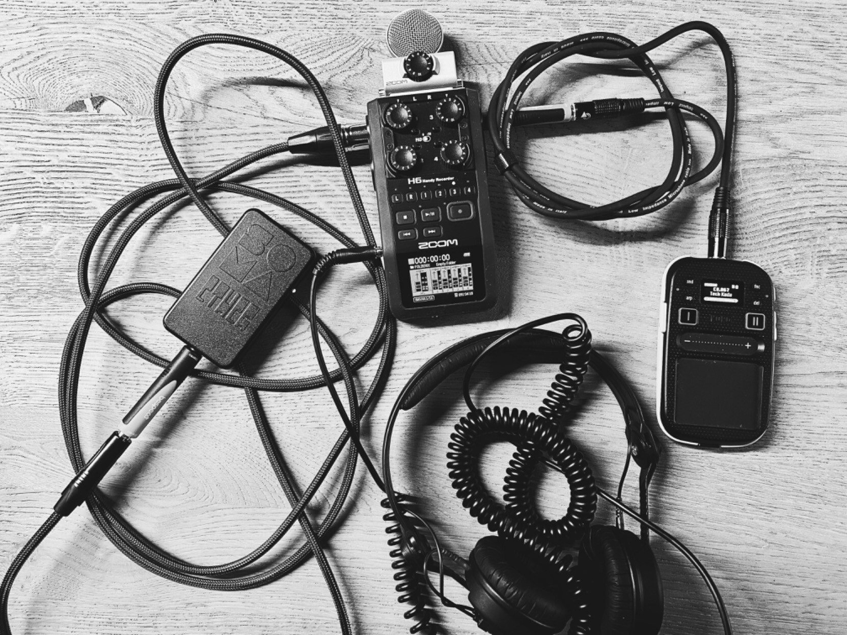 Soundscape and emf mobile collection setup